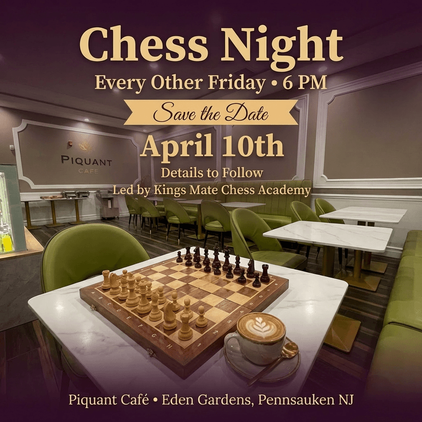 Chess Night at Piquant Café